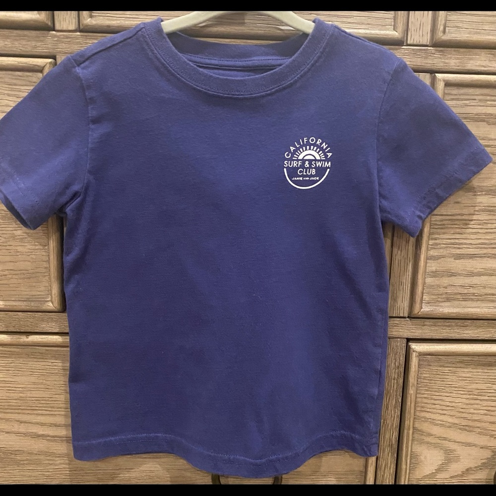 Janie and Jack boys 3t blue tshirt short sleeve